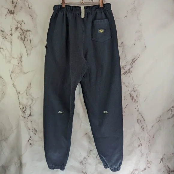 Advisory Board Crystals Sweatpants Mens XL Black ABC 123 Revolve Los Angeles